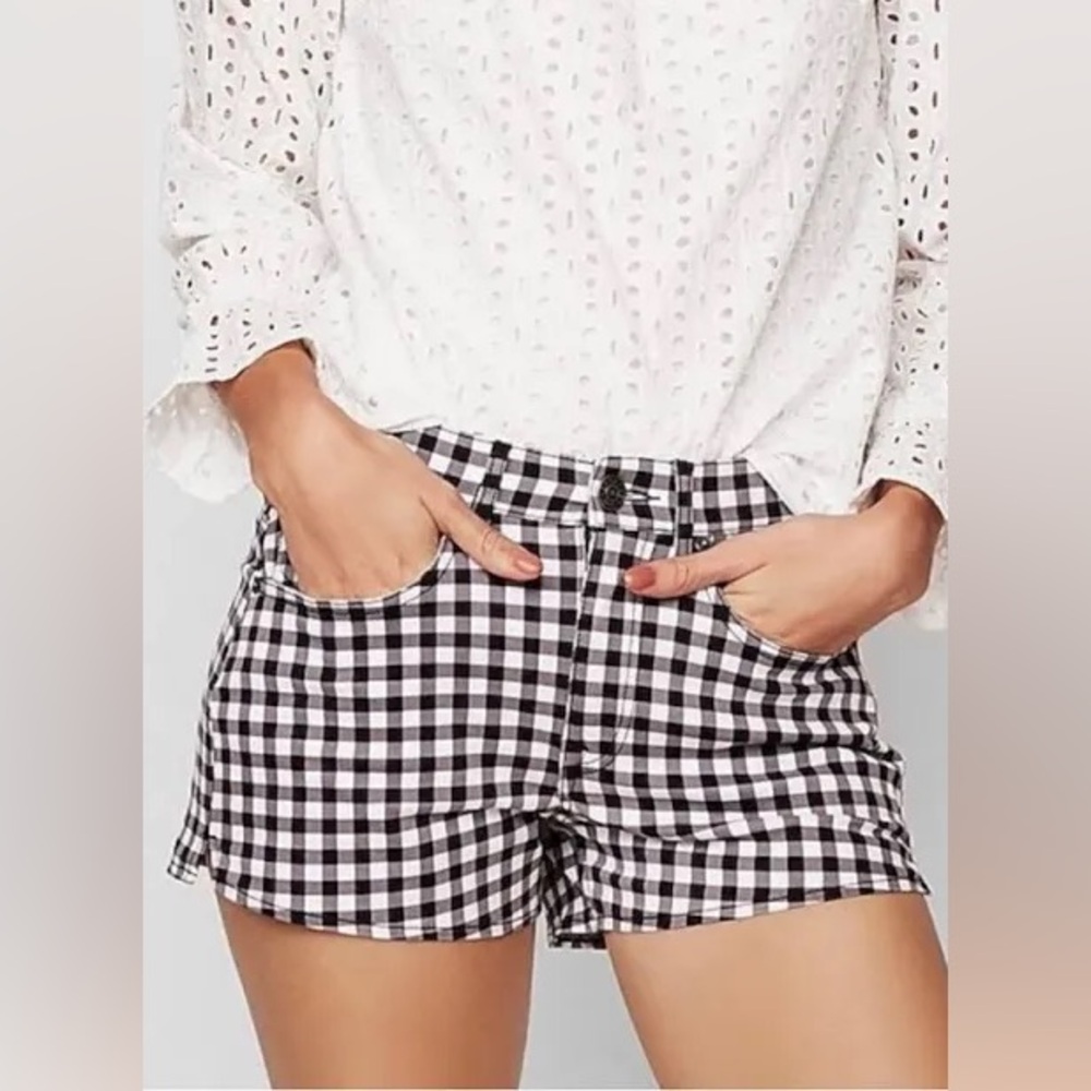 NWT Express High Rise Shortie Shorts